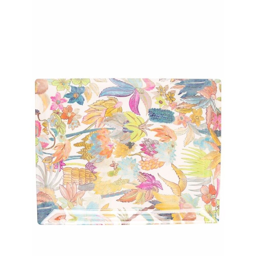 Etro Home Women Vassoio In Acrilico Stampato